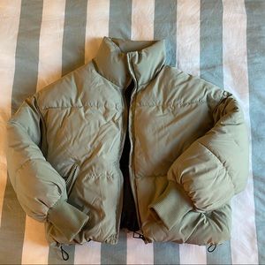 Sage Puffer Coat